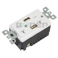 BAS20-2USB 5VDC 4A elektrische geschaltete usa-Wandadapter